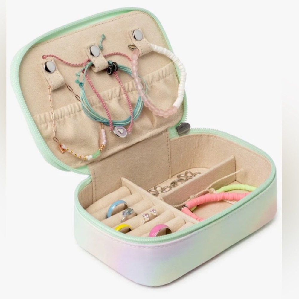 Pura Vida Tie Dye Zip Top Medium Sized Jewelry Case (no jewelry) Travel Pouch